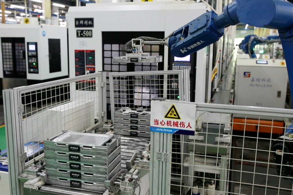 China Jianyin is targeting robotics as a key area for investment. Photo: Thomas Yau
