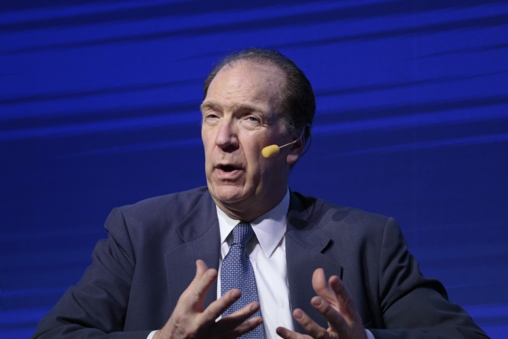 David Malpass, under secretary for international affairs at the US Department of Treasury, speaking during the Institute of International Finance G20 Conference in Buenos Aires last month. Photo: Bloomberg