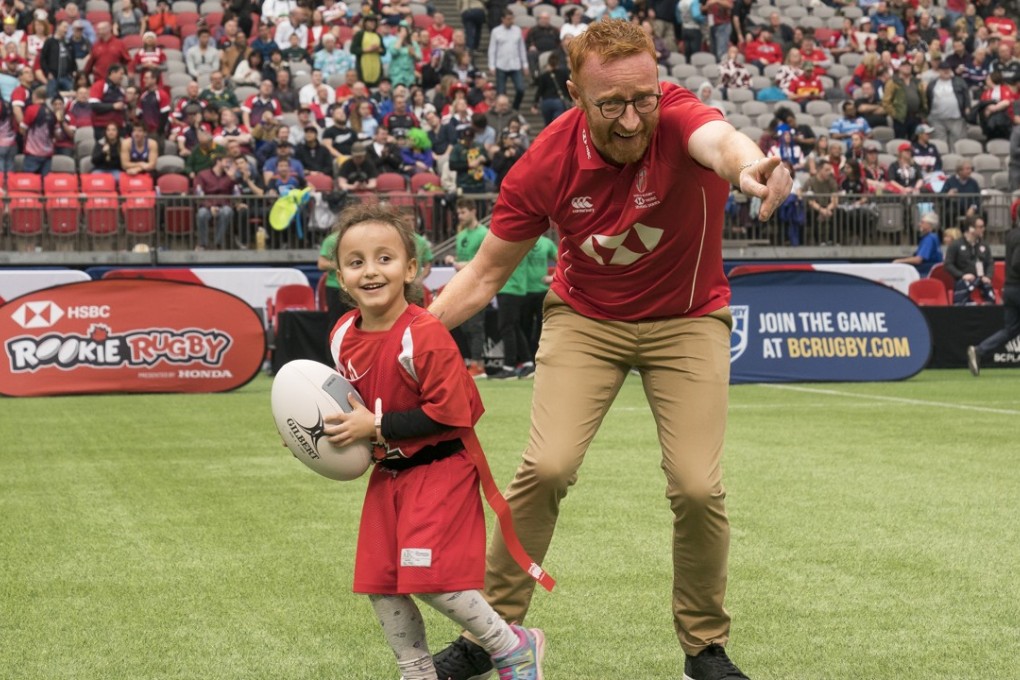 Ryan at the Vancouver Sevens. Photo: HSBC