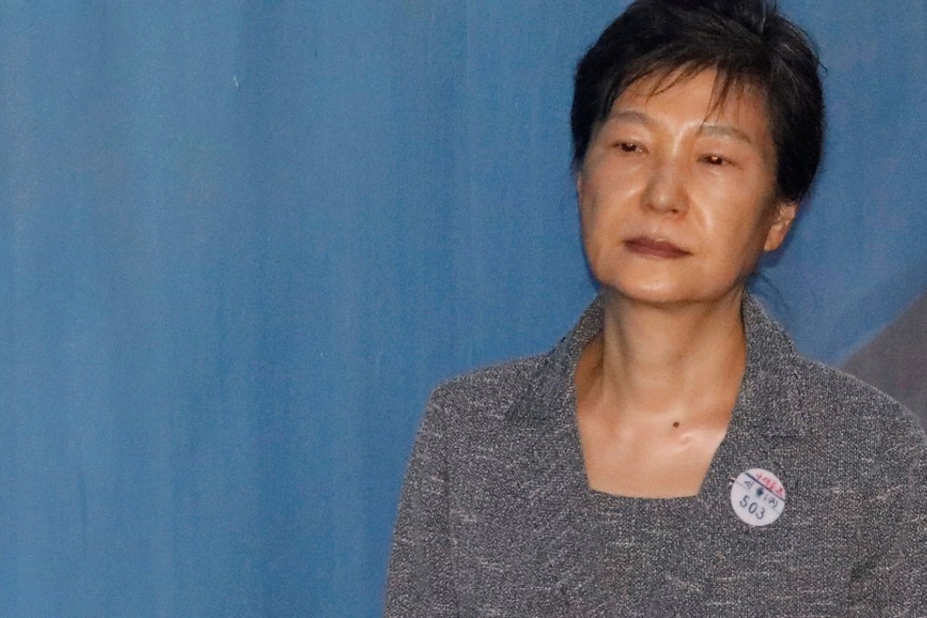 North Korea on Saturday called disgraced former South Korean president Park Geun-hye (pictured) a ‘traitor’ after she was sentenced to 24 years in prison on corruption charges. Photo: Reuters