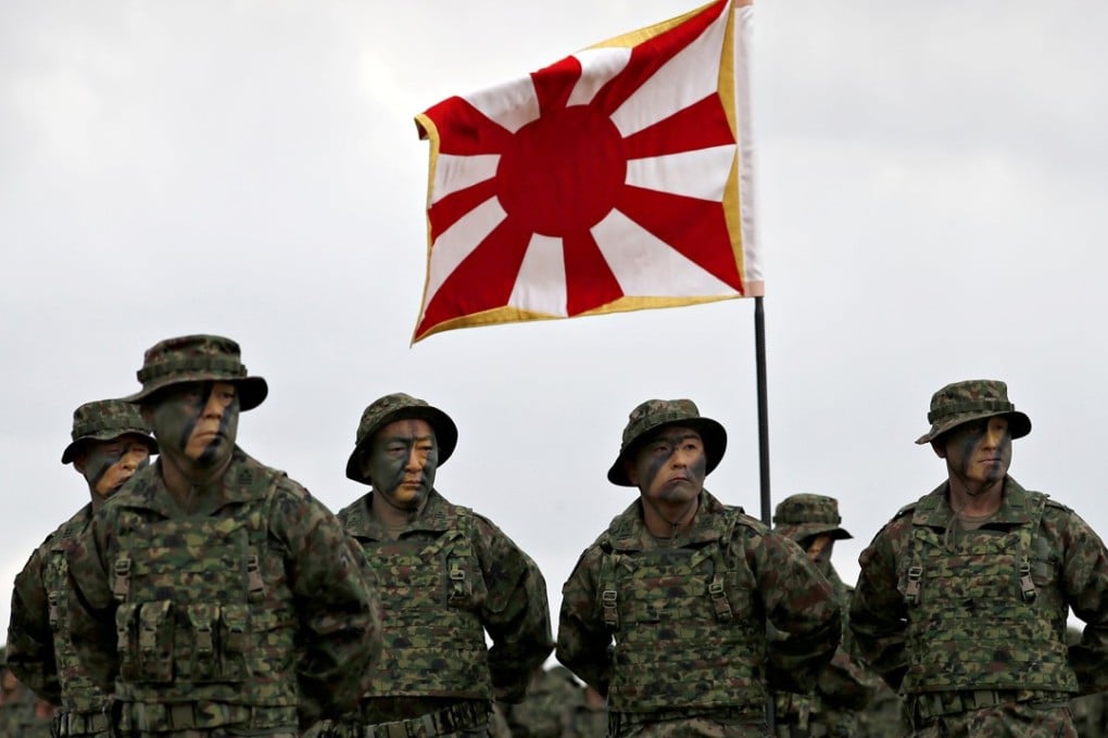 Soldiers from the Amphibious Rapid Deployment Brigade, Japan’s first marine unit since the second world war. Photo: Reuters