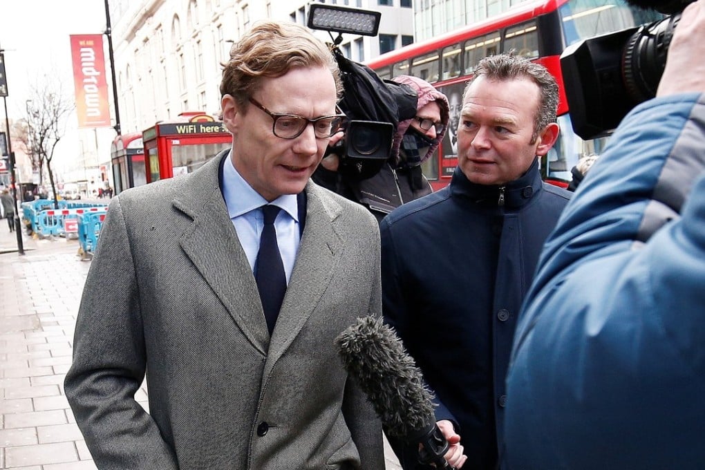 Alexander Nix, the suspended CEO of Cambridge Analytica. Photo: Reuters