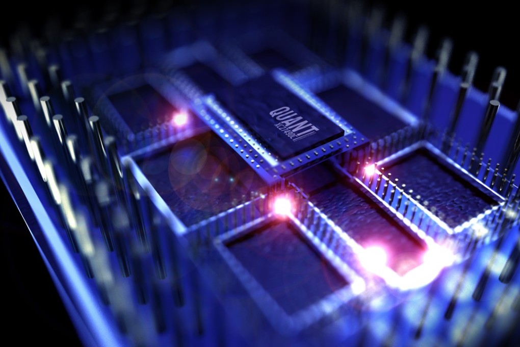 A simulation of a quantum computer processor. Photo: Shutterstock