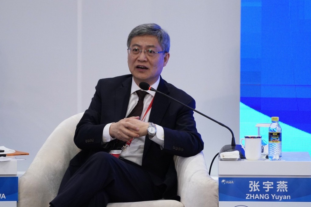 Zhang Yuyan, director of the Institute of World Economics and Politics at the Chinese Academy of Social Sciences, says selling forex reserves is a financial issue. Photo: Xinhua