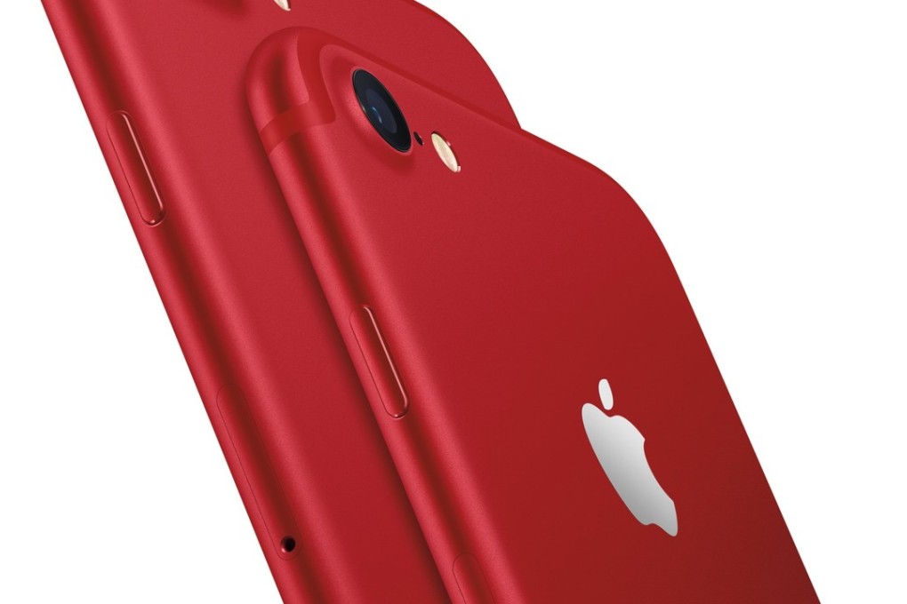 Last March, Apple launched a red iPhone 7 and iPhone 7 Plus and discontinued those models about six months later when the iPhone 8 line was launched. Photo: Handout