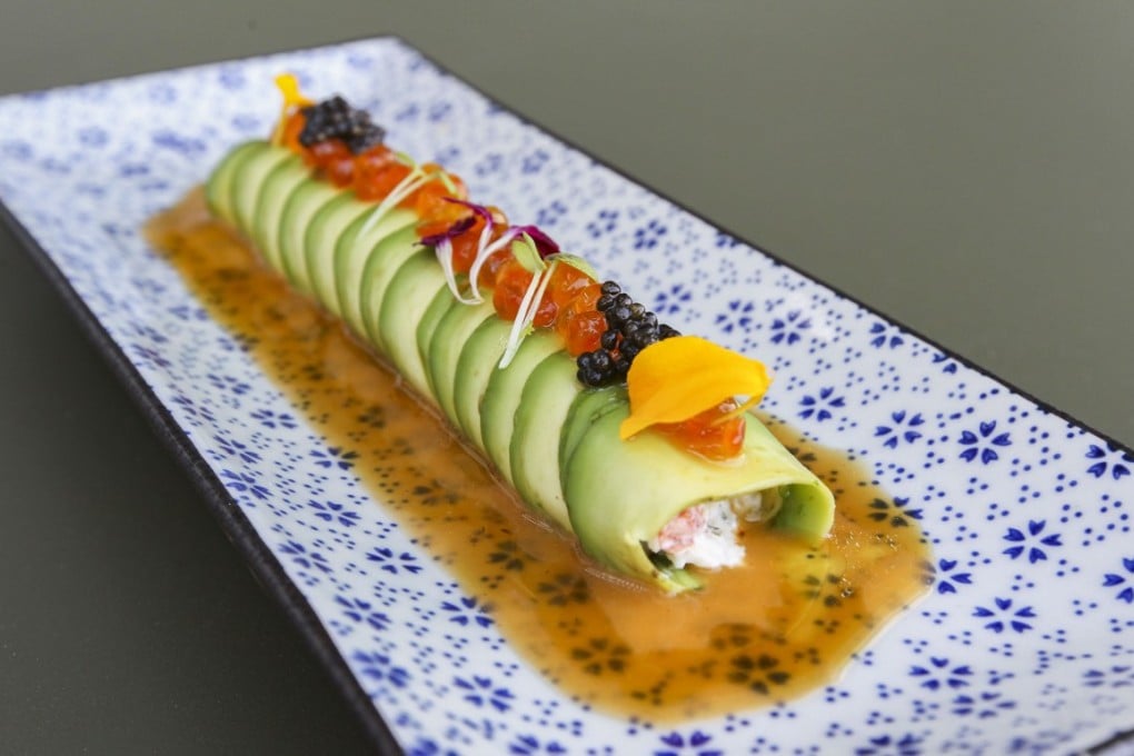 Avocado and lobster roll at La Rambla at the International Finance Centre (IFC) in Central. 06DEC17 [FEATURES] SCMP / Roy Issa