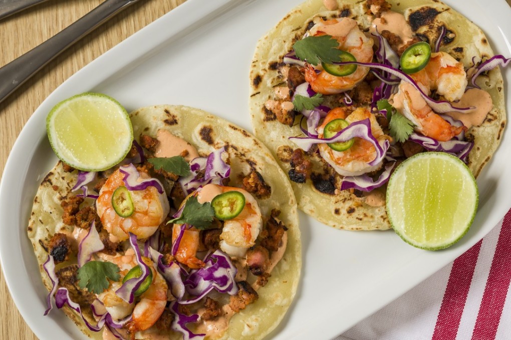 Baja shrimp tacos at Big Sur