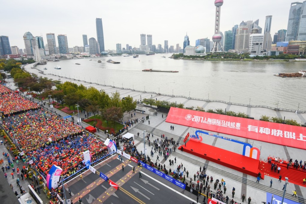 The Shanghai Marathon is growing in popularity as a running boom takes hold in China. Photo: Shanghai Marathon Organising Committee