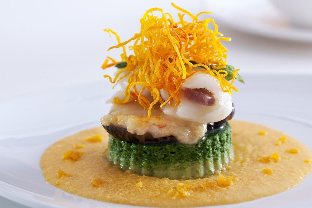 Good Eating - Hoi King Heen - steamed garoupa rolls with Yunnan ham