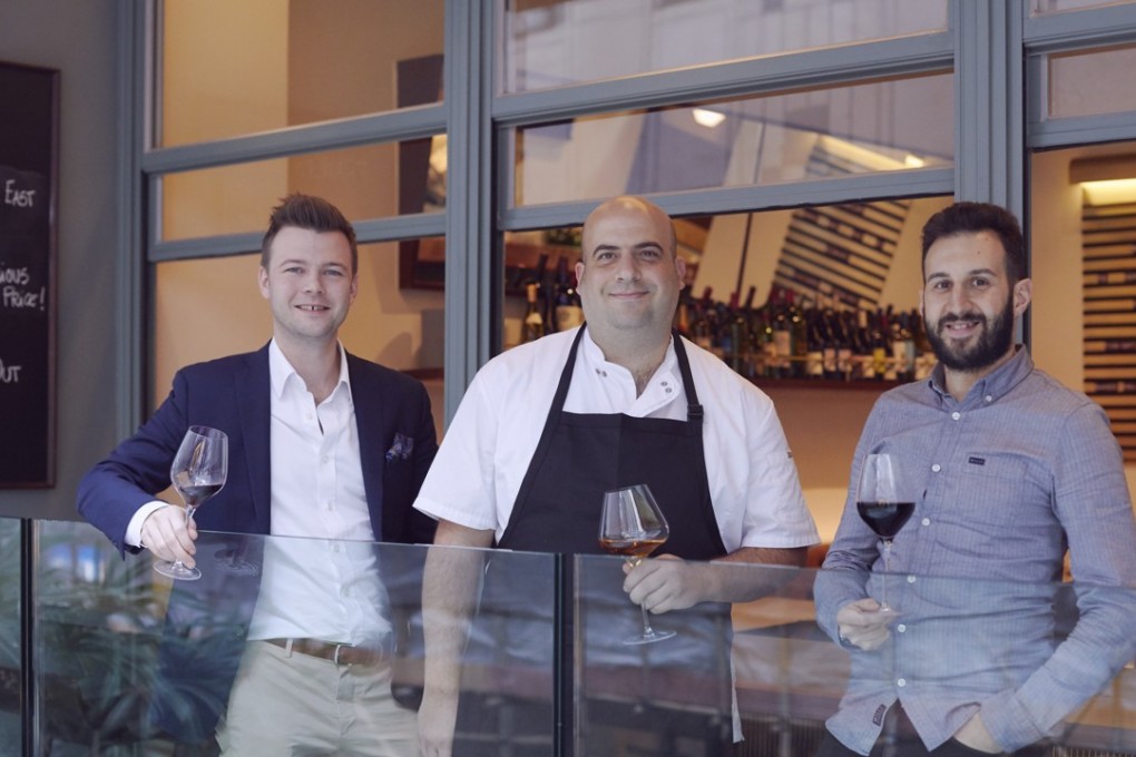 Simone Sammuri, Asher Goldstein and James Ward, the trio behind Francis, a restaurant featuring Tel Aviv cuisine with European influences. Photo: Handout