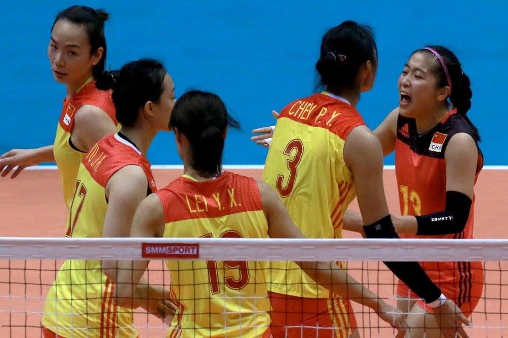 The China team in action at last year’s Asian Championship in the Philippines. Photo: Xinhua