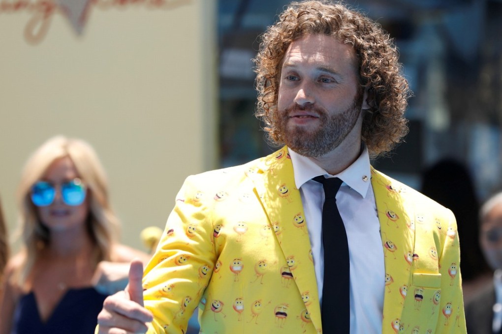 T.J. Miller (seen here at the premiere of ‘The Emoji Movie’ in July last year) has been charged with making a fake bomb threat following an argument with a woman on a US train. Photo: Reuters
