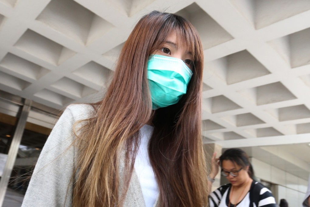 Witness Ho Ling-yu from the body-in-cement murder case appears at the High Court in Admiralty. Photo: Dickson Lee