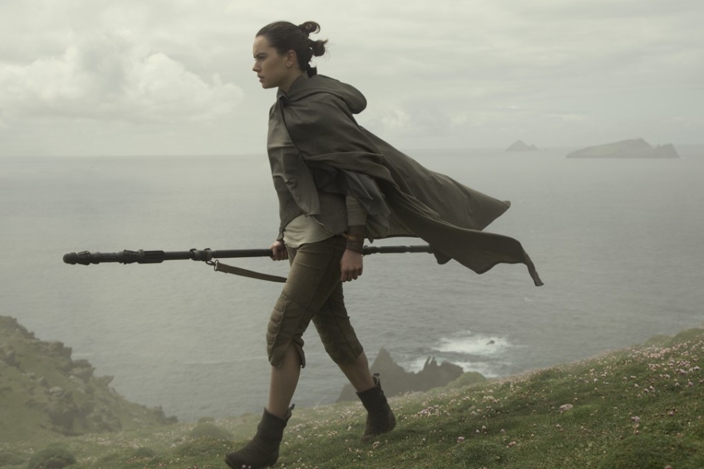 Daisy Ridley as Rey in Star Wars: The Last Jedi, the score for which earned composer John Williams his 51st Oscar nomination. Photo: David James/2017 Lucasfilm Ltd