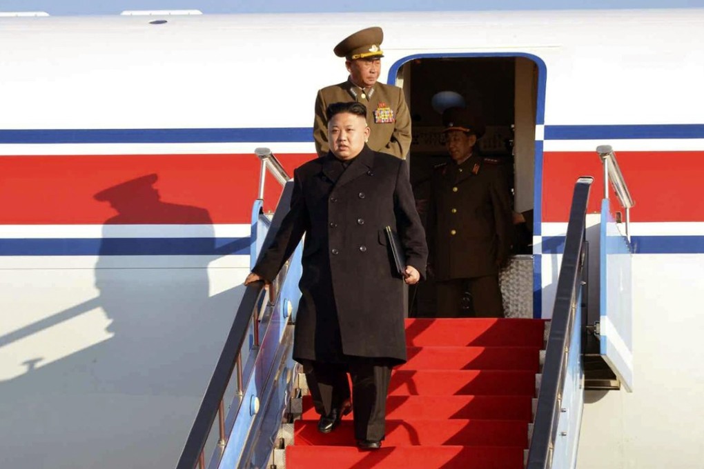 North Korean leader Kim Jong-un disembarks from an jet at Samjiyon Airport near Mount Paektu in northern North Korea. File photo: EPA
