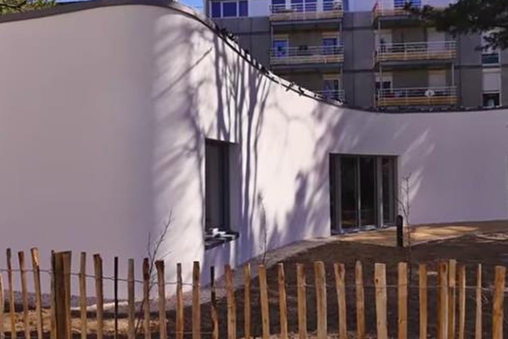 The 3D-printed house in Nantes, France, which was built by a robot known as BatiPrint3D. Photo: Handout