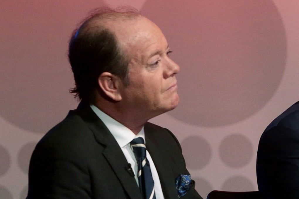 Jamie Allman sitting at a city of St. Louis mayoral debate in Richmond Heights, Missouri in March 2017. Allman resigned from KDNL-TV. Photo: St. Louis Post-Dispatch via AP