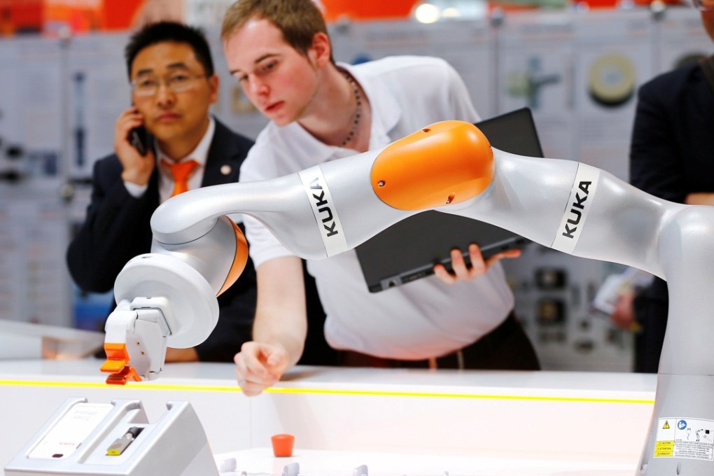 Hans-Georg Maassen , the head of Germany’s domestic intelligence agency, says he is particularly concerned about the takeover of German robotics maker Kuka by a Chinese firm in 2016 given the sensitive technology involved. Photo: Reuters