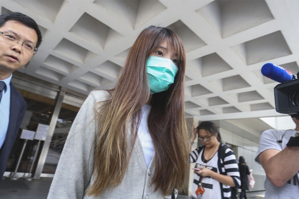 Ho Ling-yu said she was scared the defendants would kill her if she went to the police. Photo: Dickson Lee