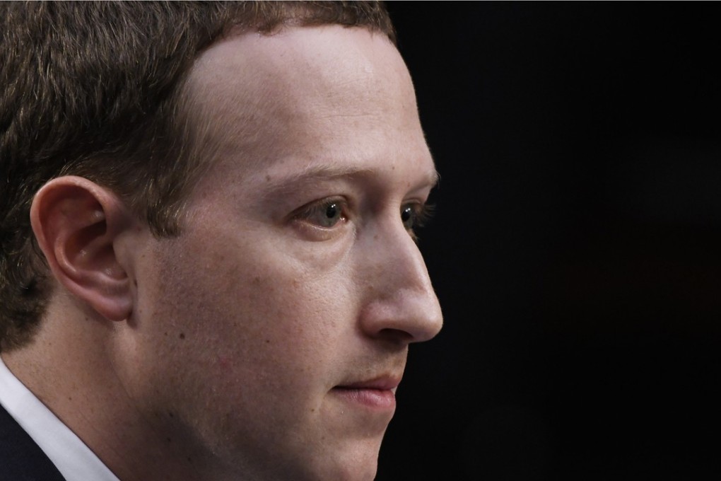 Facebook CEO Mark Zuckerberg testifies before the Senate judiciary and commerce committees on April 10 in Washington over social media data breaches. Photo: Abaca Press/TNS