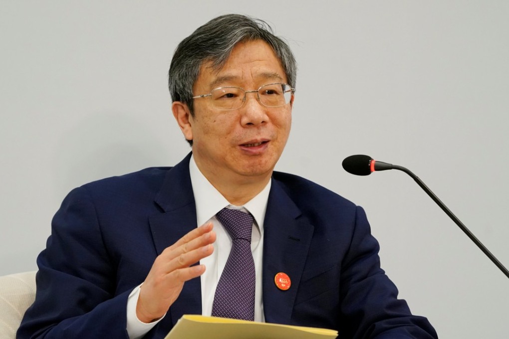 People’s Bank of China Governor Yi Gang at the Boao Forum. Photo: Reuters