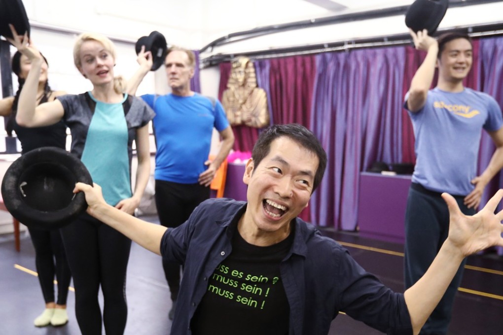 Cast members go through rehearsals for the musical Smokey Joe’s Cafe in San Po Kong, Hong Kong. Photo: Nora Tam