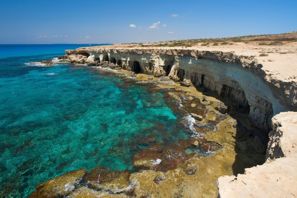 The rugged coast and clear waters of southern Cyprus. Pictures: Alamy