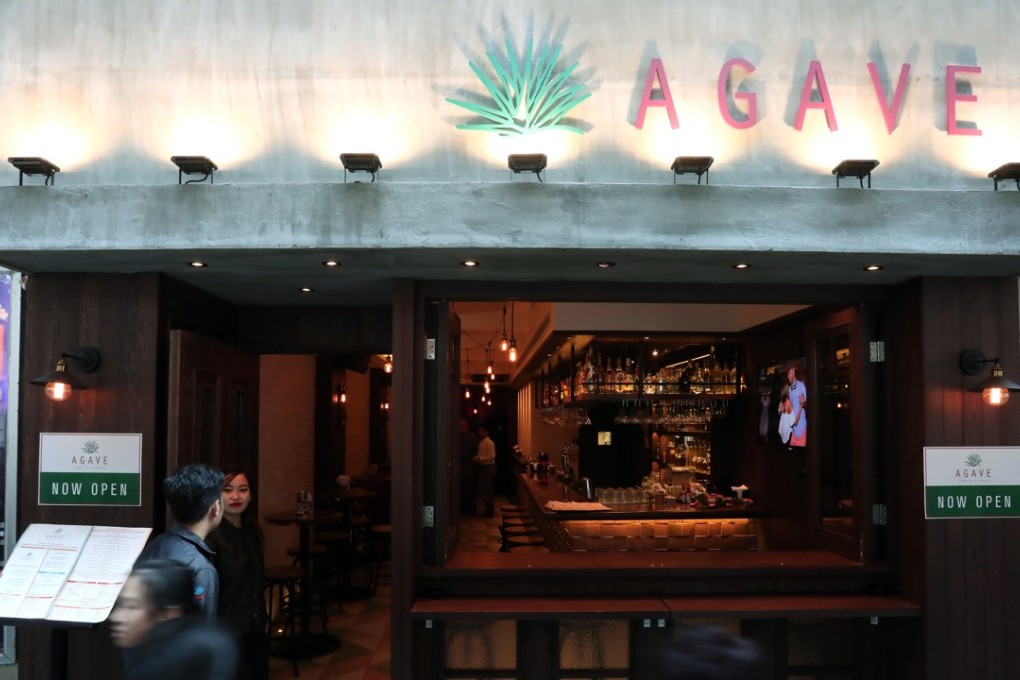 The exterior of Agave Mexican restaurant in Hollywood Road, Central. Agave used to be in Lan Kwai Fong. Photo: Jonathan Wong