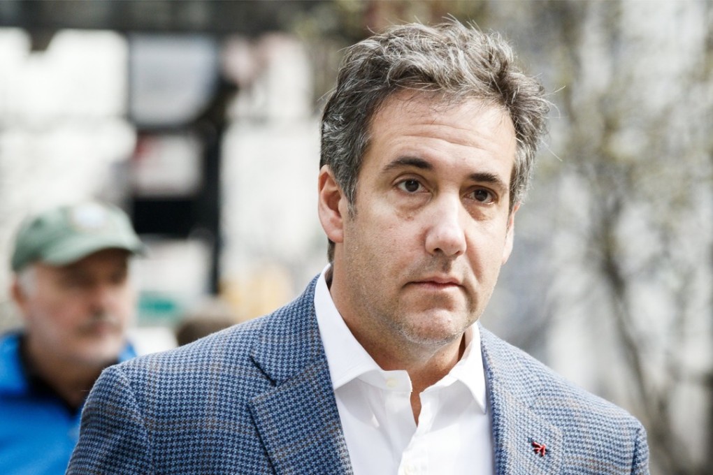US President Donald Trump’s personal lawyer, Michael Cohen (seen on Thursday), negotiated a US$1.6 million hush fee between a Republican donor and a ‘Playboy’ Playmate, it has emerged. Photo: EPA-EFE