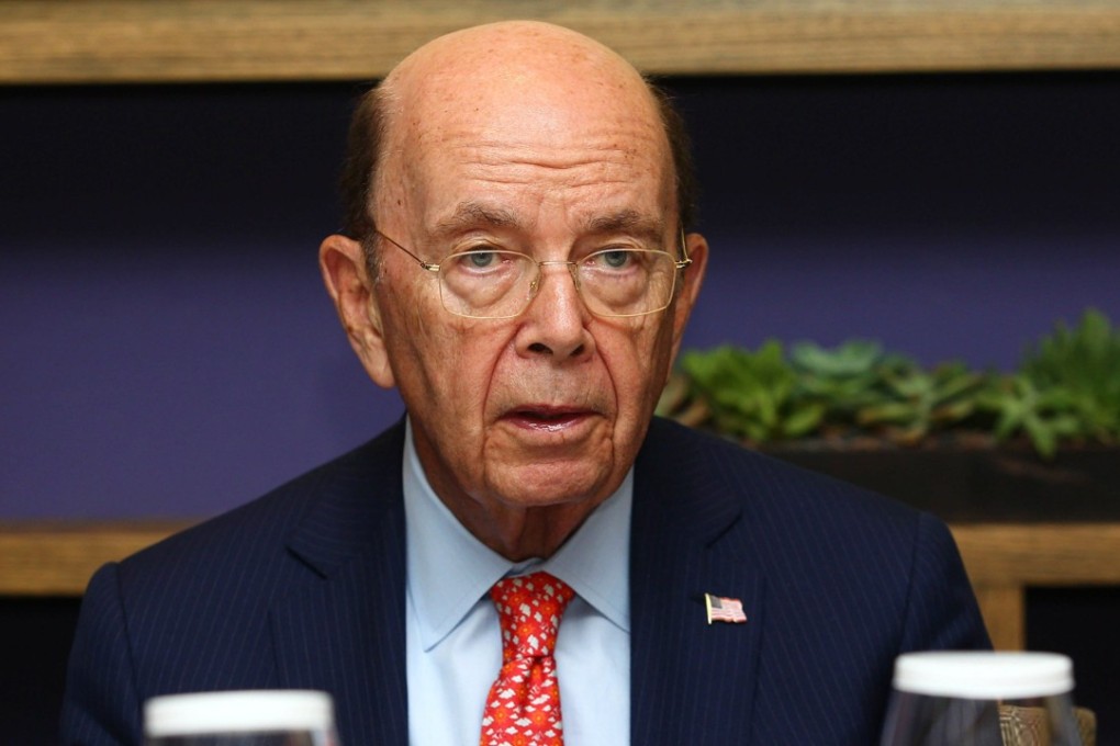 US Secretary of Commerce Wilbur Ross addresses the media in Lima, Peru, on Thursday. Photo: EPA-EFE