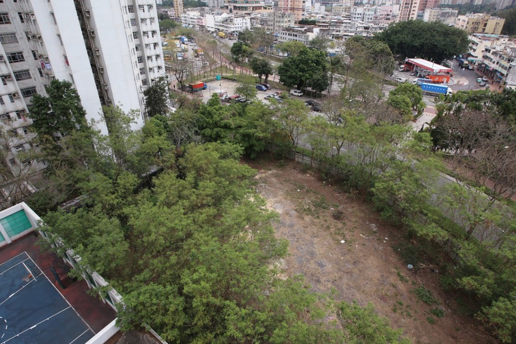 The construction site for the planned mosque next in Sheung Shui. Photo: Sam Tsang