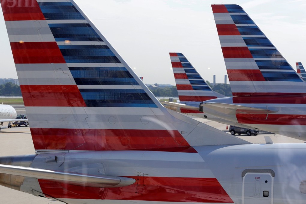 American Airlines aircraft at Ronald Reagan Washington National Airport. Photo: Reuters