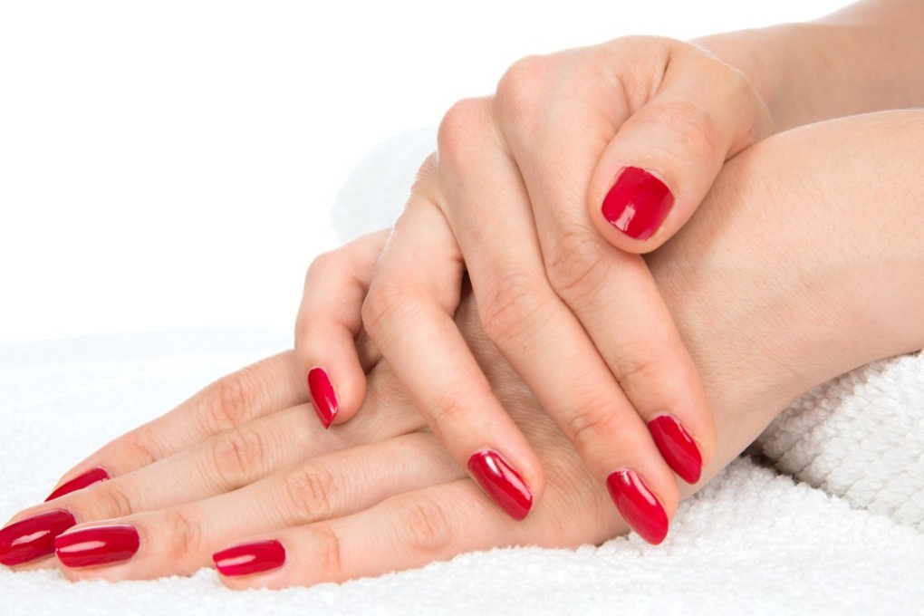 Red nails look best on youthful hands.