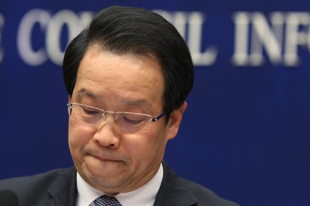 Xiang Junbo, the former chairman of the China Insurance Regulatory Commission, has been formally charged with corruption. Photo: Simon Song