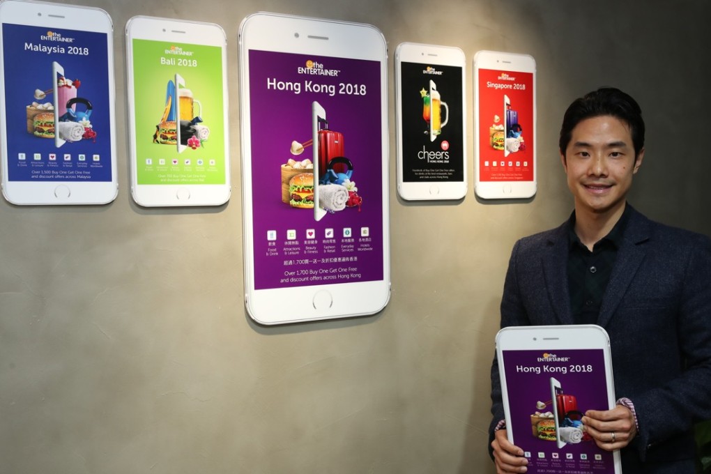Brian Mak is the general manager of lifestyle app The Entertainer. Photo: Landmark Mandarin