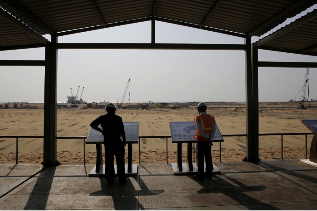 China is investing US$1.4 billion in the Port City project in Colombo,which involves the reclamation of land off the coast of Sri Lanka's capital for a 269 hectare city that will include an international financial district, living and entertainment areas. Photo: AP Photo