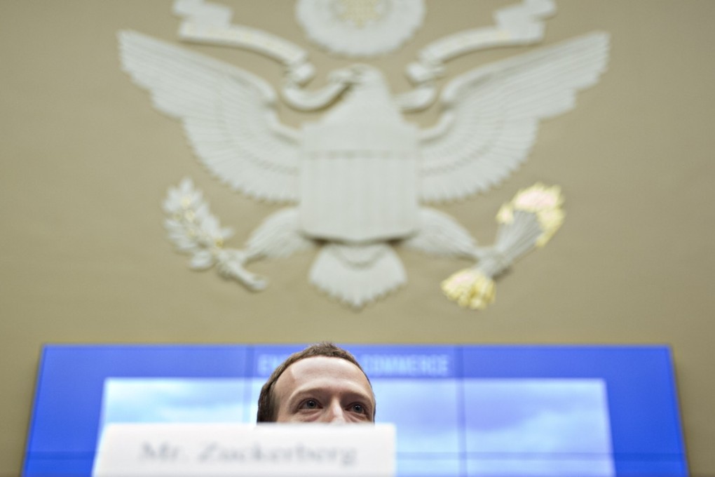 Mark Zuckerberg, chief executive officer and founder of Facebook listens during a House Energy and Commerce Committee hearing in Washington. Photo: Bloomberg