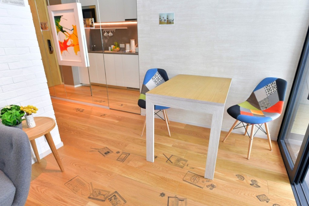 A unit of the Edition 178 development in Kwai Chung, where units sized between 222 sq ft and 398 sq ft are being launched at about HK$14,000 per sq ft. Photo: Handout