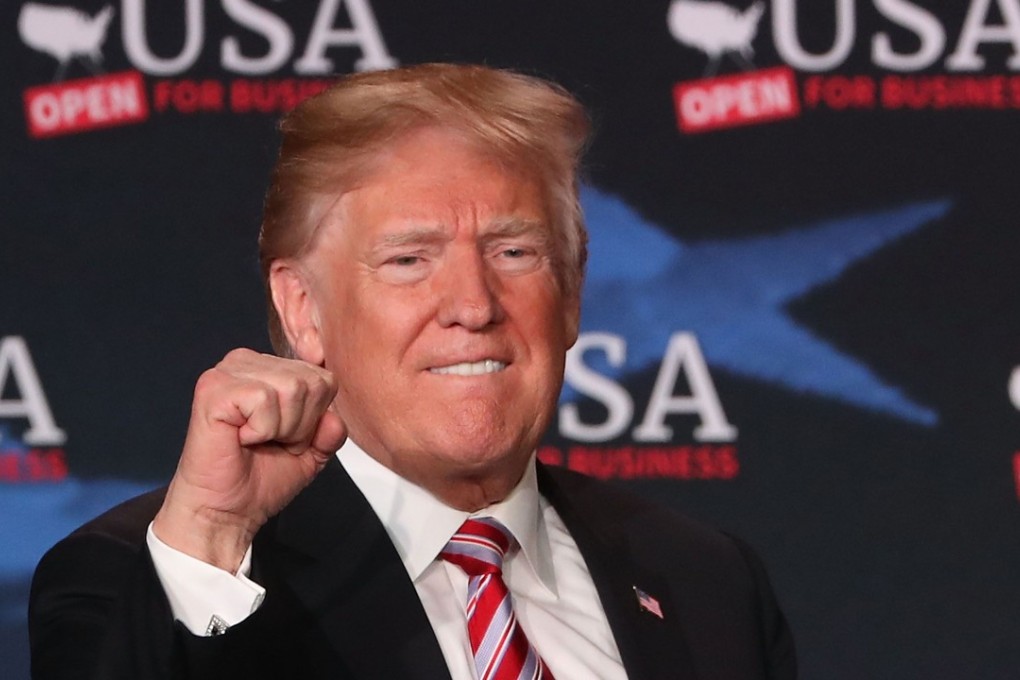 US President Donald Trump has contradicted his own treasury department by calling China a currency manipulator. Photo: Getty Images via AFP