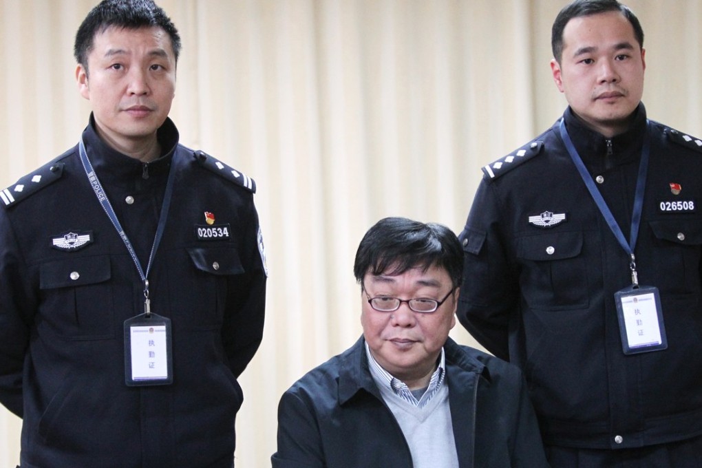 Gui Minhai during a group interview with media at the Ningbo Detention Centre, in Ningbo city, Zhejiang province, on February 9. Photo: Simon Song