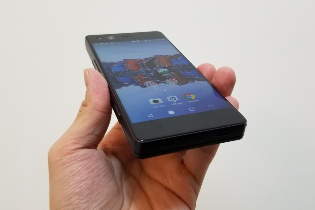 The ZTE Axon M phone with Android operating system. Photo: SCMP