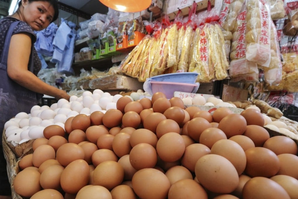 The CFS statement did not say how many eggs from the North Carolina farm were in the city. But initial investigations showed more than 2 million eggs had been imported into Hong Kong since February. Photo: Felix Wong