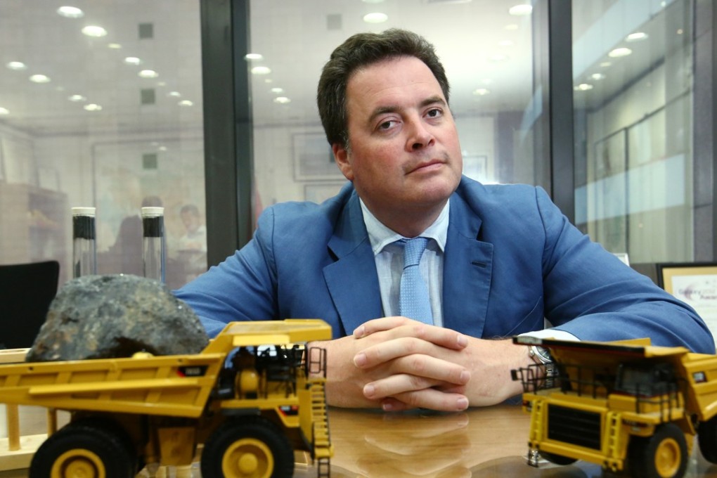Jay Hambro, chairman of IRC, an iron ore miner which sells to smelters in northwest China, says the company is a beneficiary of weakness in the rouble brought about by US sanctions against Russia and its oligarchs last week. Photo: Edmond So