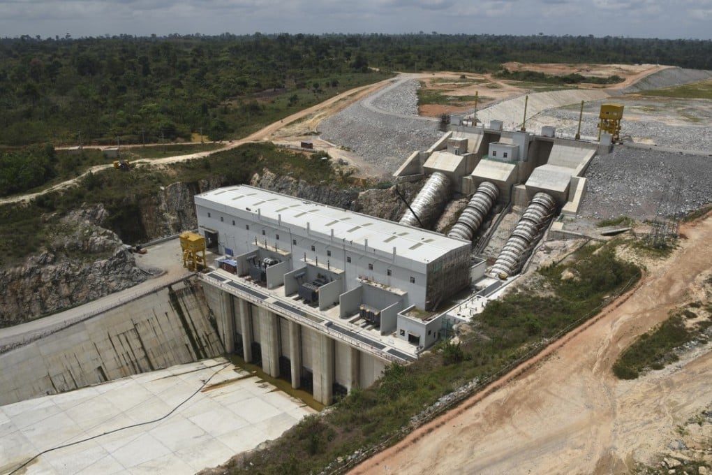 Part of the Soubre hydroelectric dam in the African nation of Ivory Coast, which was partly funded by China. Photo: Agence France-Presse