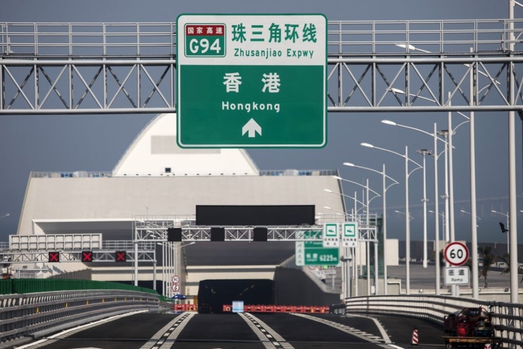 A tunnel leading to Hong Kong is part of the Hong Kong-Zhuhai-Macau bridge project. The sell-by date of saying we don’t want Hong Kong to be just another Chinese city has long passed. Photo: Bloomberg