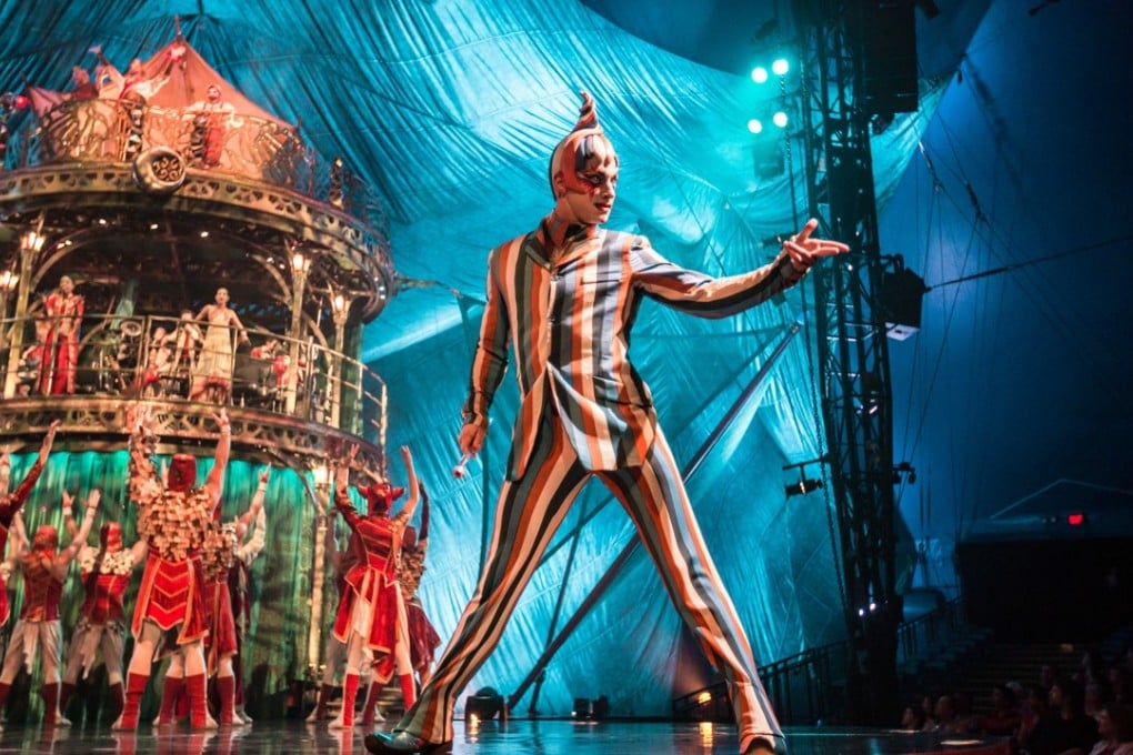 Kooza is an extravaganza of costumes, lighting and acrobatics.