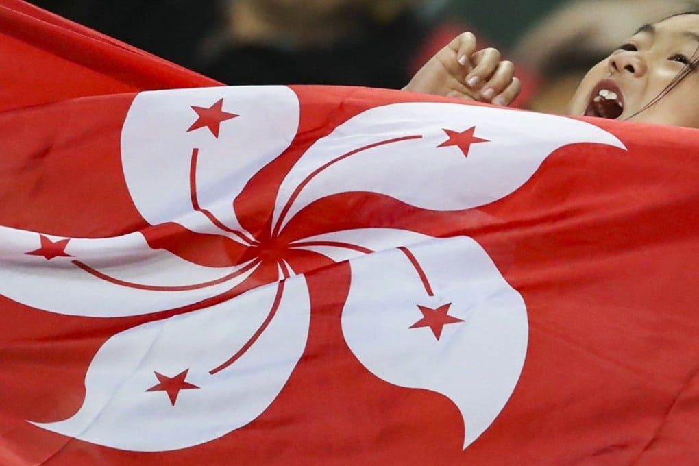 ***FOR NON-COMMERCIAL USE ONLY*** Hong Kong fans cheer for Hong Kong as they play against Chile on the second day of the Cathay Pacific / HSBC Hong Kong Sevens at the Hong Kong Stadium on April 07, 2018. 07APR18 R7 SCMP / Edward Wong