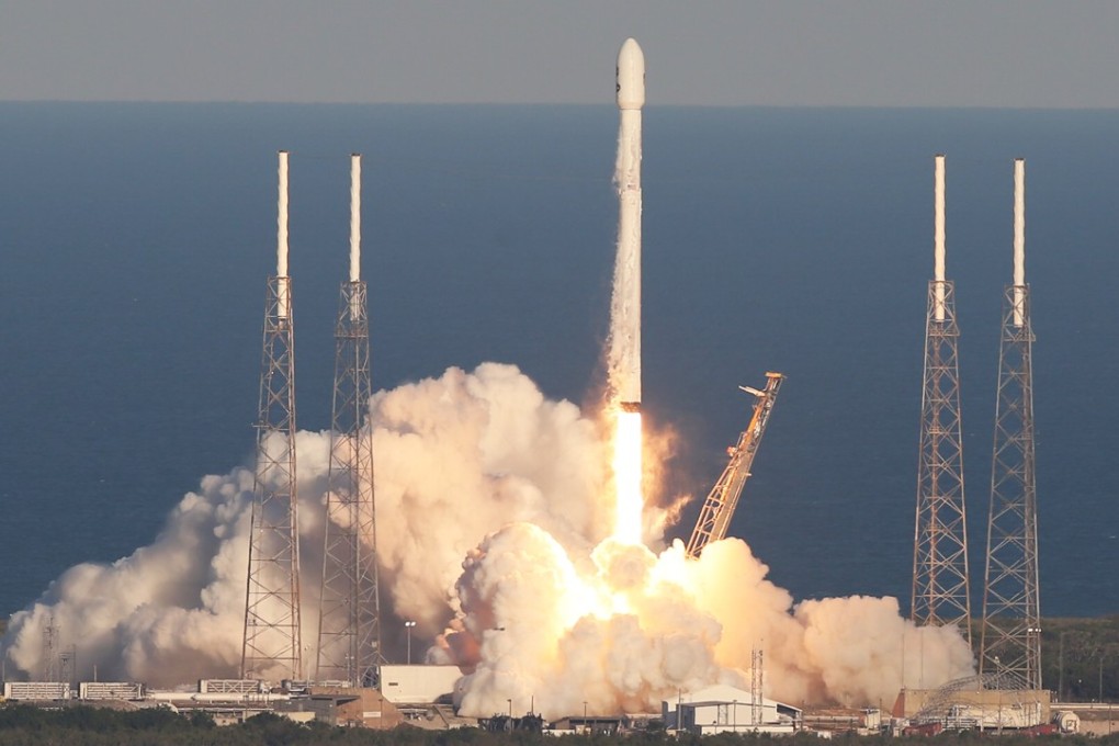 A SpaceX Falcon 9 rocket carrying the Tess spacecraft lifts off on Wednesday from Space Launch Complex 40 at Cape Canaveral Air Force Station in Florida. Photo: TNS