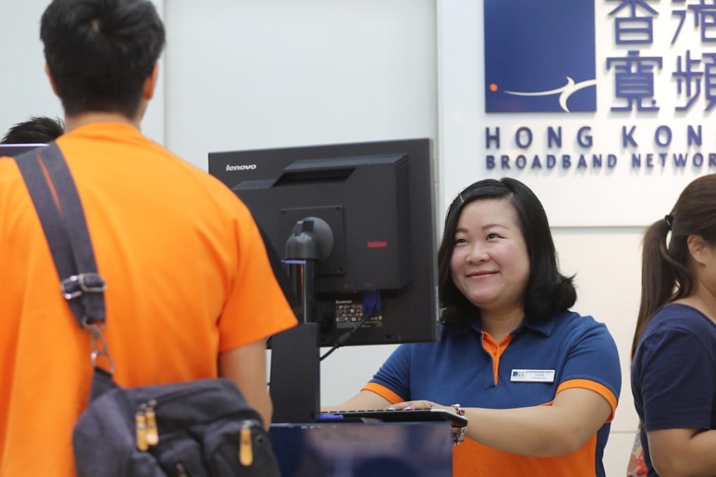 Hong Kong Broadband Network is a major provider in the city of fixed-line residential services. Photo: Edward Wong