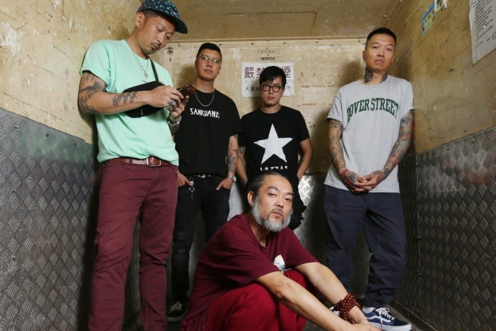 LMF (from left): Phat Chan-wai Hung, Leung Wing-kit, Jimmy Mak Man-wai, Chan Kwong-yan (sitting) and Kevin Li Kin-wang. Photo: Xiaomei Chen